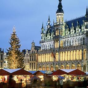 Рождественский рынок в Брюсселе
