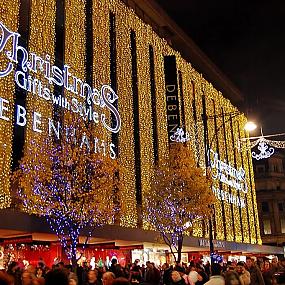 Рождественский базар в Лондоне Оксфорд стрит