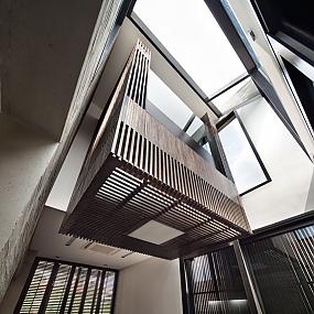 Трехуровневый дизайнерский дом в Сеуле