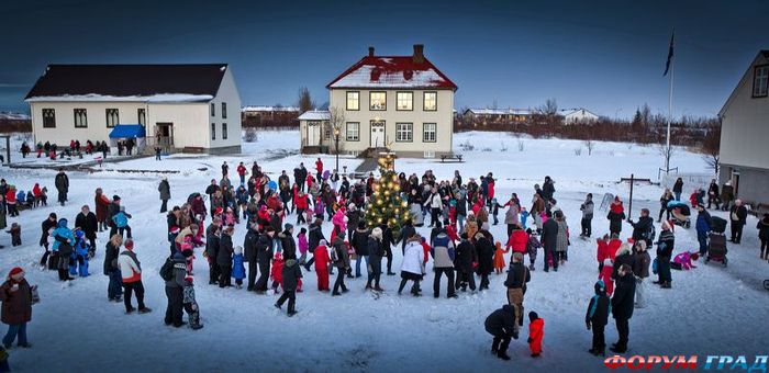 Рождественская ярмарка в Рейкьявике