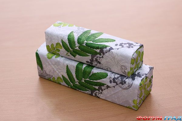 Упаковка двух предметов этап 9