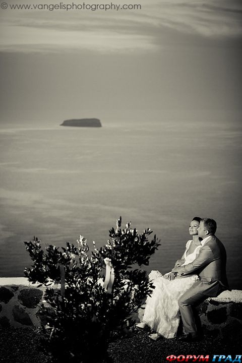 Свадебная романтика на Санторини