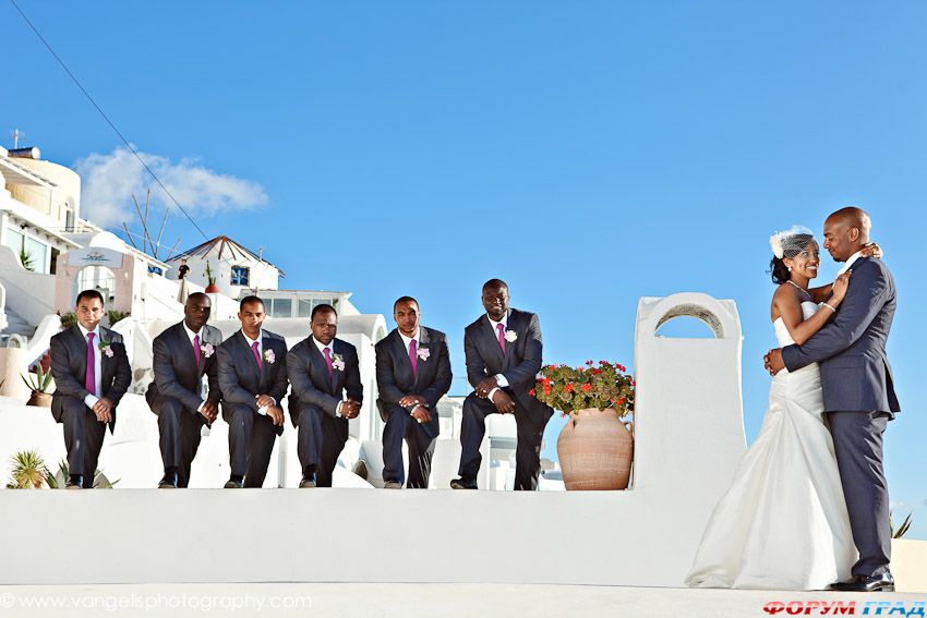 Свадьба в Греции на острое Санторини
