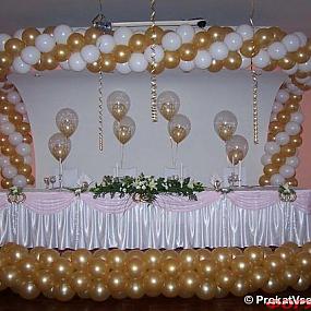 Банкетный зал свадьба украшение шарами