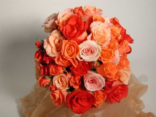 bright-orange-bridal-bouquets
