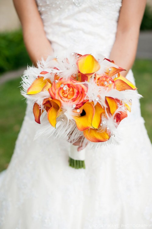bright-orange-bridal-bouquets