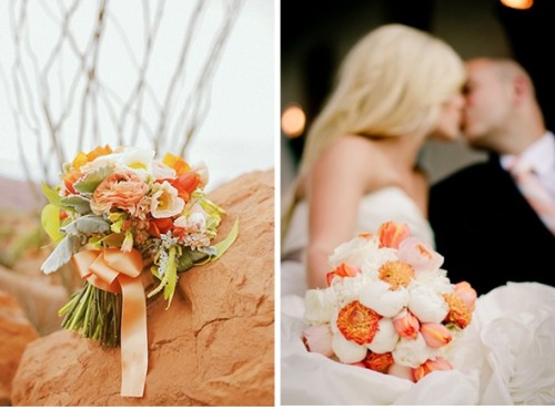 bright-orange-bridal-bouquets