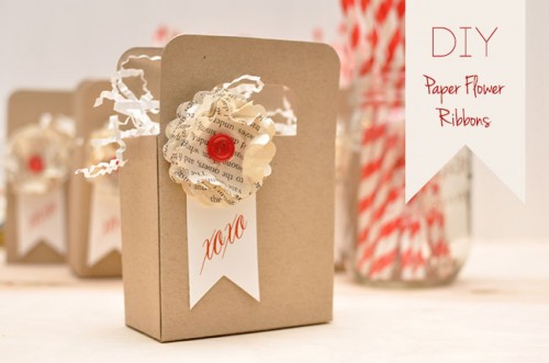 diy-paper-flower-ribbons-for-guest-favors