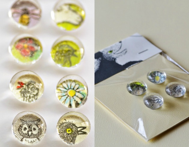 diy glass magnets the package