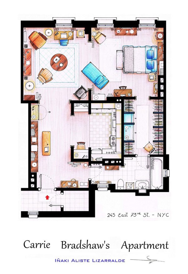floor-plans-of-the-most-famous-tv-apartments