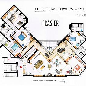 floor-plans-of-the-most-famous-tv-apartments7