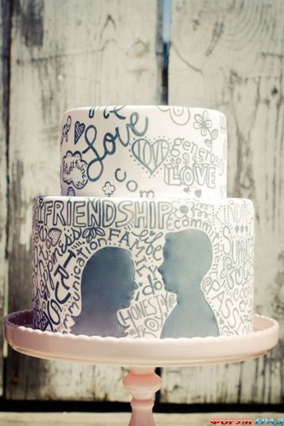 romantic-love-letter-wedding-cakes