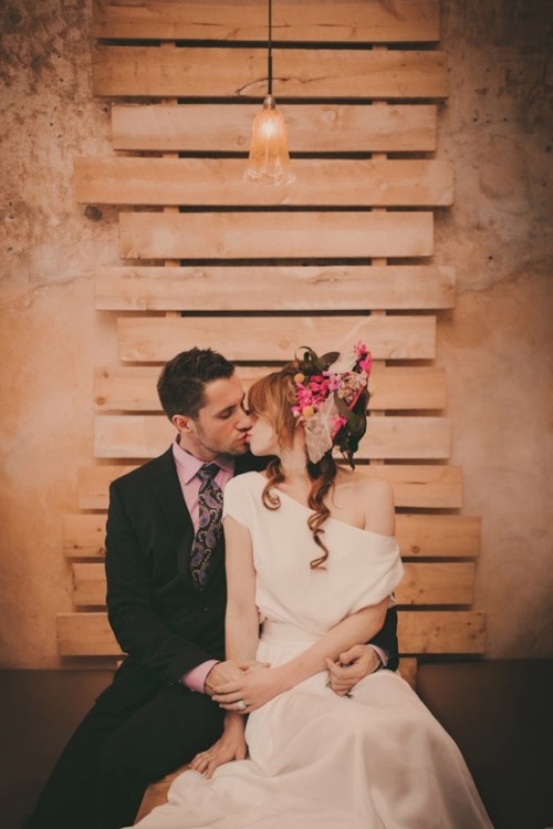 unusual-indoor-forest-wedding-shoot