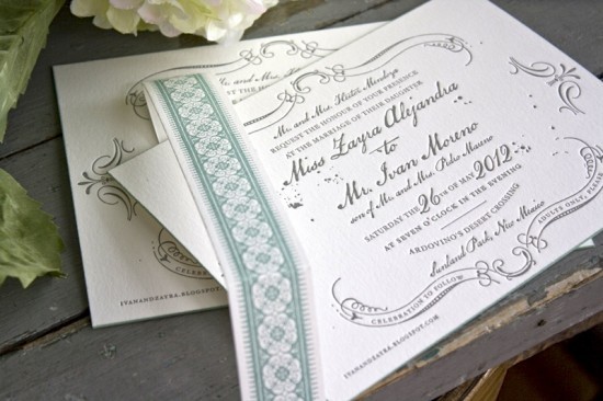 vintage-inspired-blue-gray-letterpress-wedding-invitations
