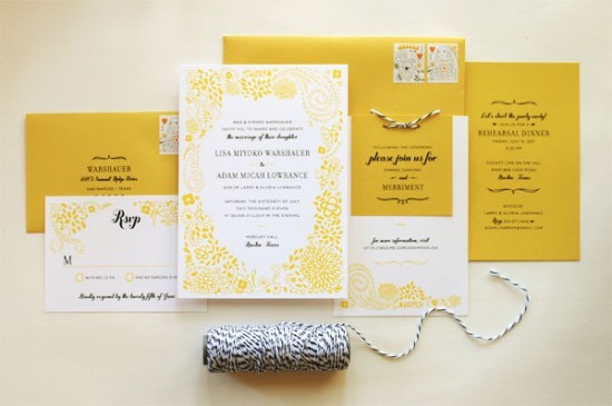 yellow-floral-wedding-invitations