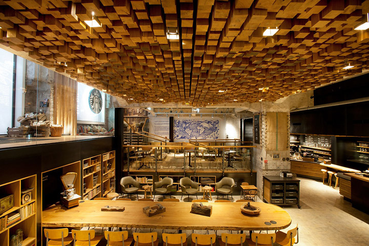 Концептуальный магазин Starbucks от Liz Muller, Амстердам