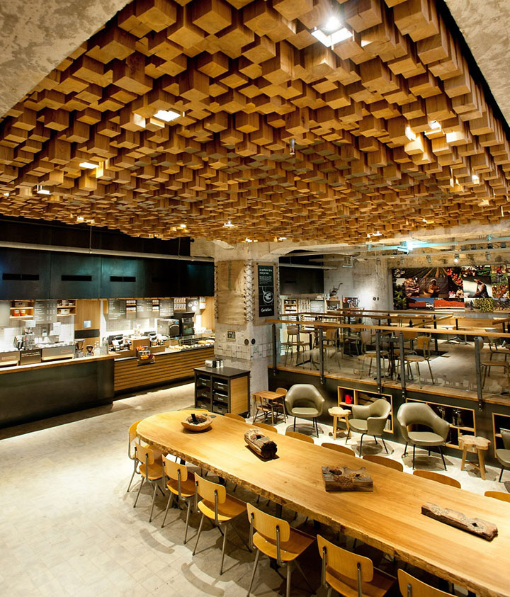 Концептуальный магазин Starbucks от Liz Muller, Амстердам