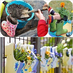 10 ideas for a fence with flowers-10