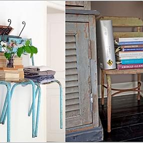 15 ideas where to put old chairs-15