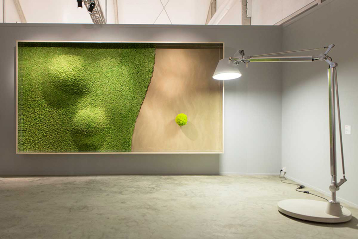 Удивительные 3D композиции из живых растений Green Dunes в Design Downtown Dubai от Aldo Cibic, CibicWorkshop
