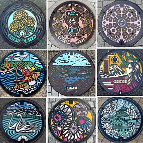 art japanese manhole covers-01