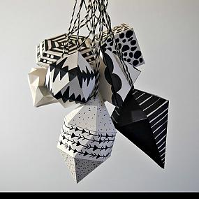 black and white ornament-01