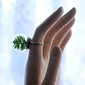 delicate rings with magical scenes inside-25