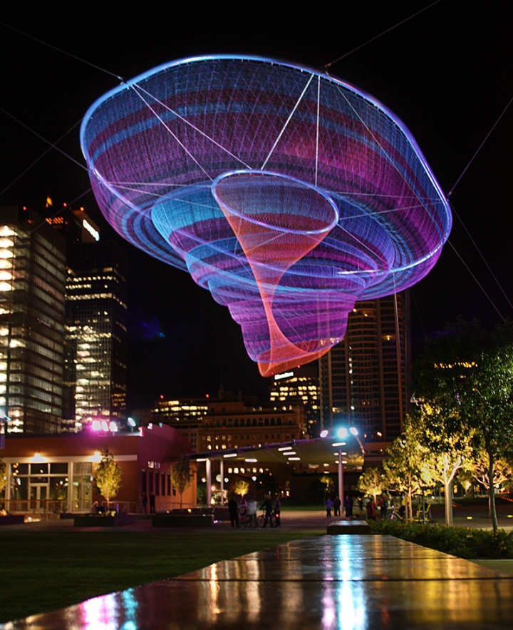 enchanting installation of giant suspended net-03