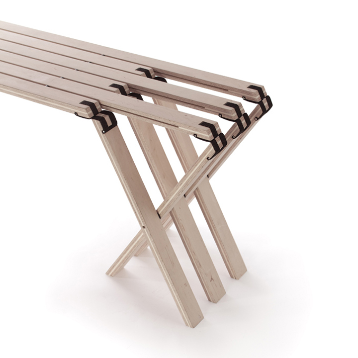 folding bench in modern style-02