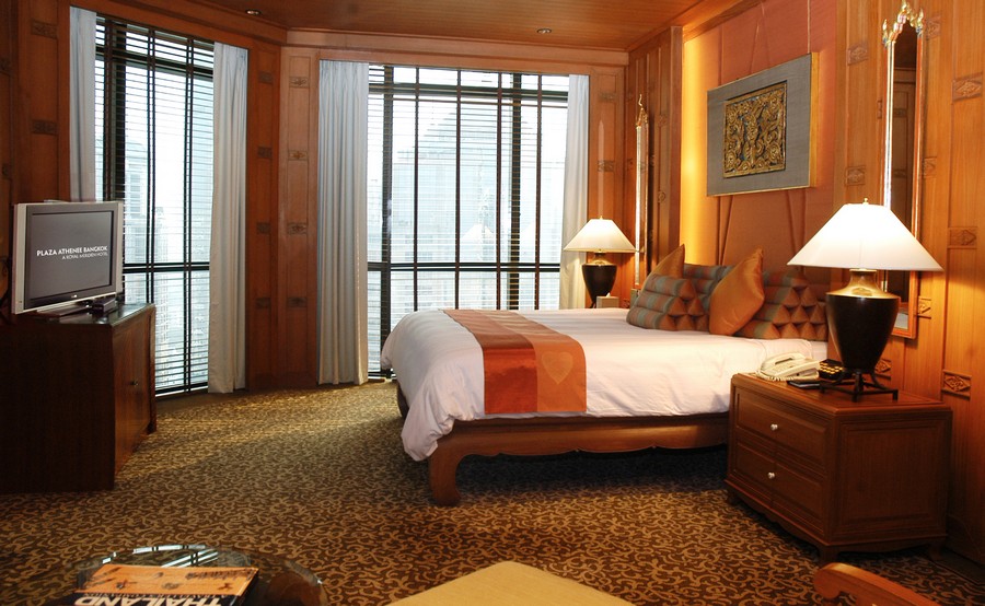 Спальная комната виллы Plaza Athenee