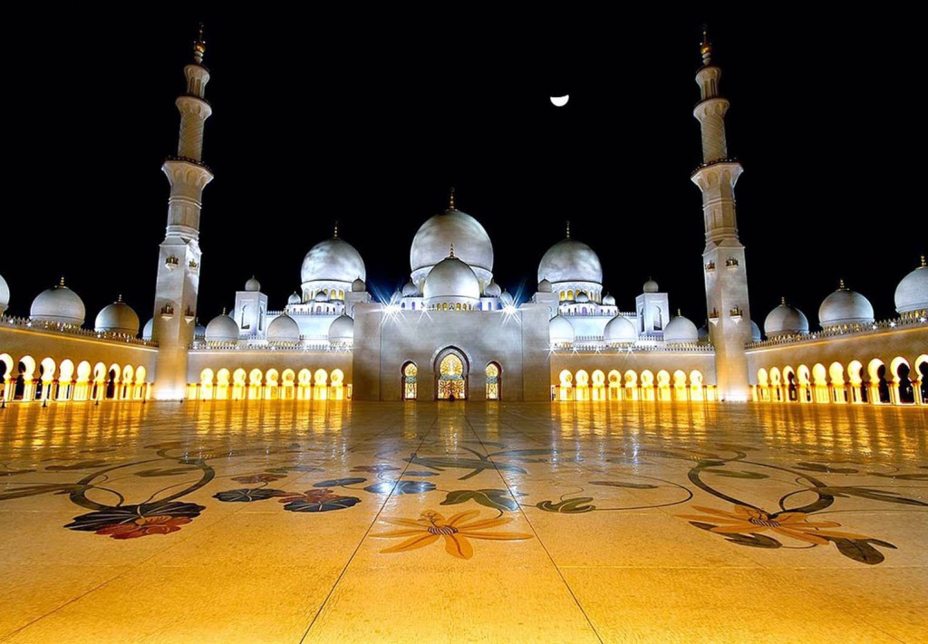 Красота ночного мечети