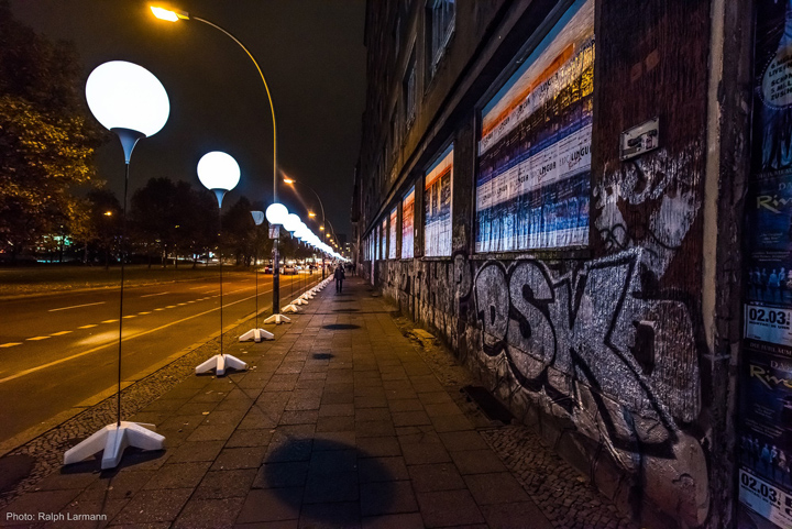 Осветительные установки на автостраде Берлина