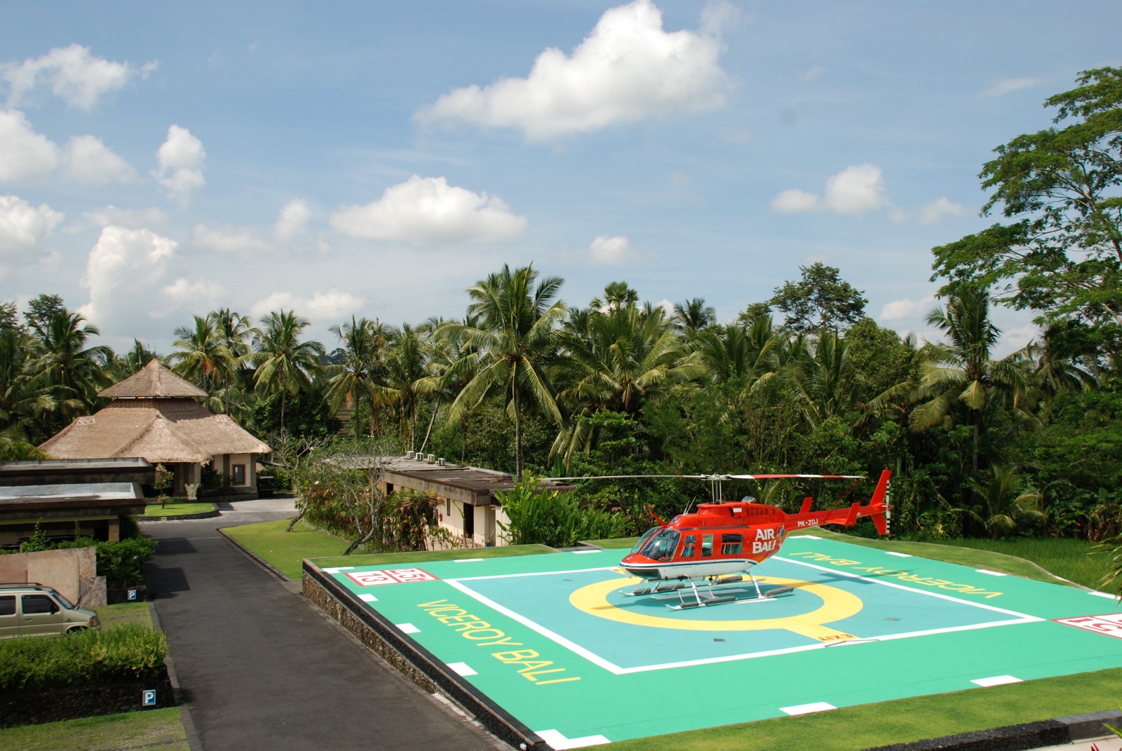 Парковка для вертолетов отеля ViceroybalI
