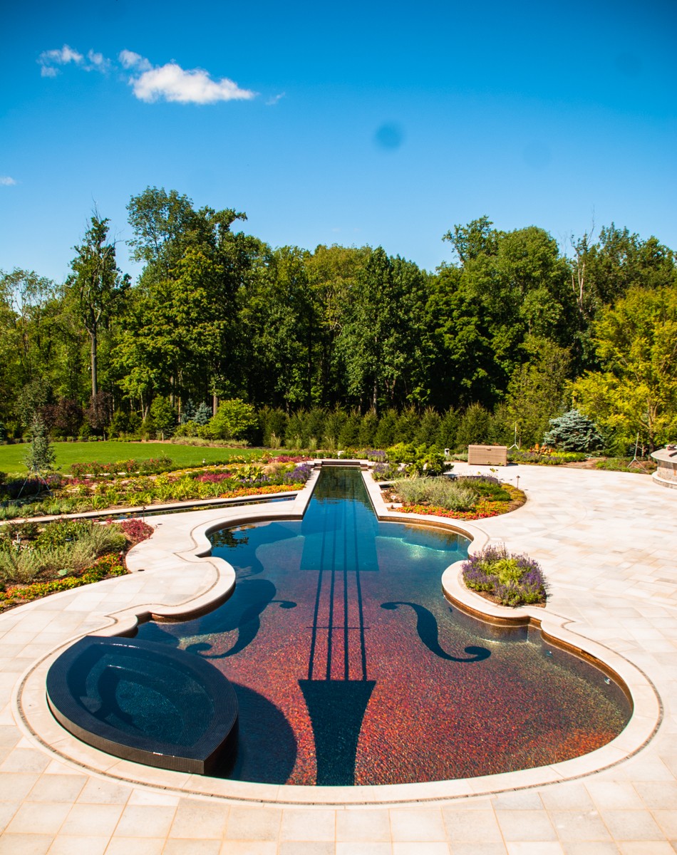 the pool in the form of large-scale copy violin-08