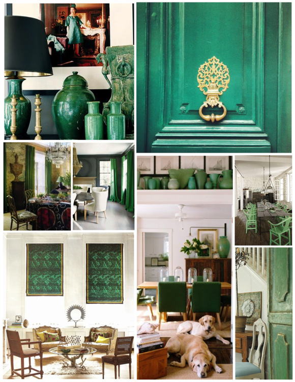 variations of green in the interior-01