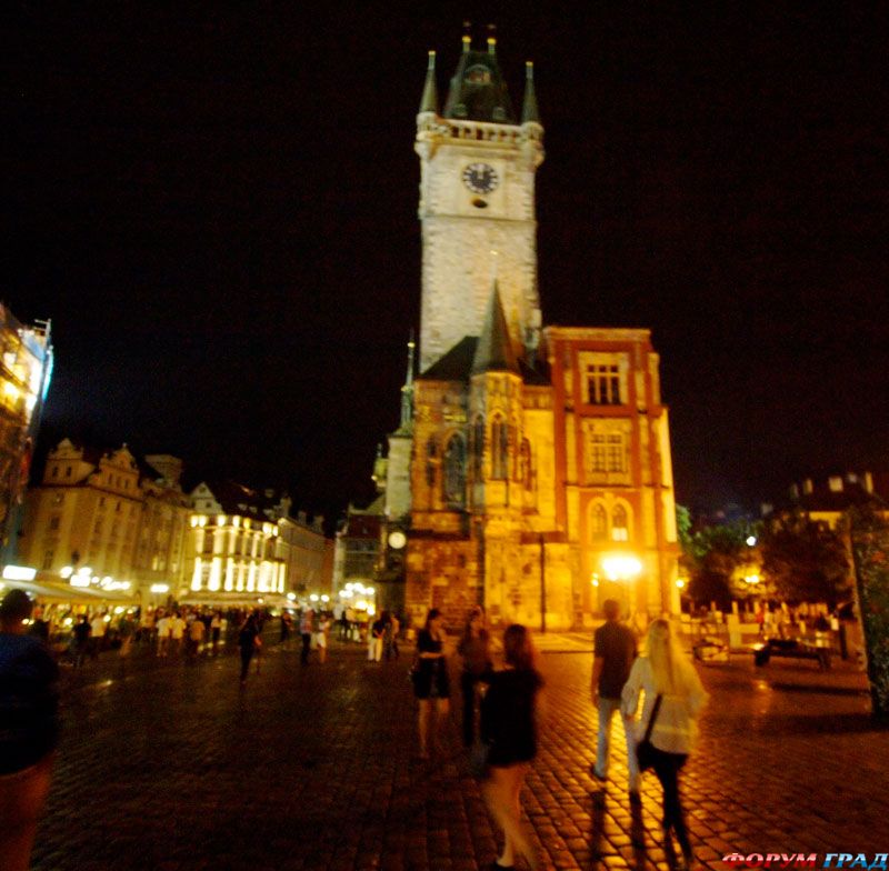 Ночь в Праге