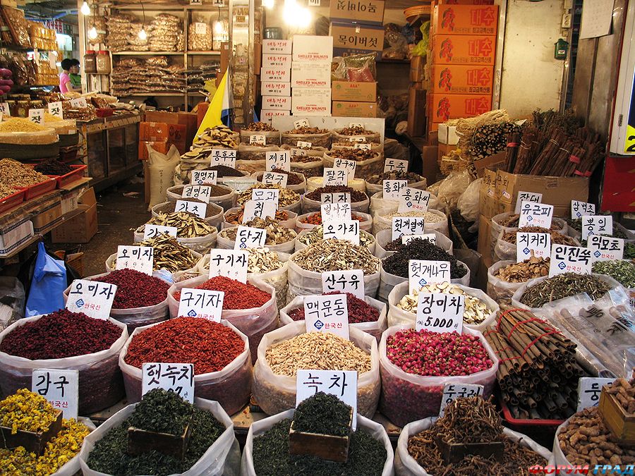 Рынок Кёнгдонг в Сеуле