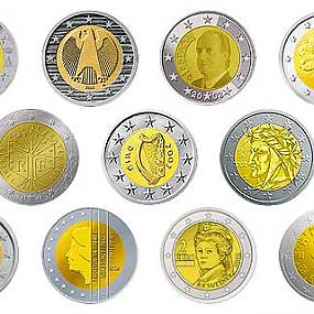 монеты евро