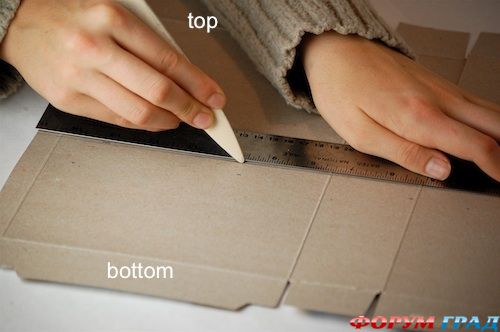 Как сделать домик из бумаги