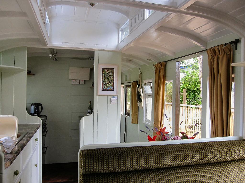 Railholiday Cornwall - винтажный, комфортабельный вагон для отдыха в английской сельской местности, St. Germans, Англия