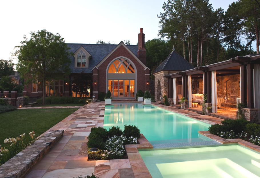 Модные интерьеры: экстравагантный дом для отдыха Pool House () Модные интерьеры: экстравагантный дом для отдыха Pool House