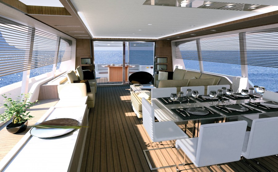 Ferretti Yacht 870