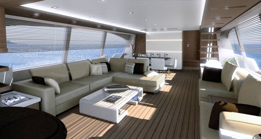 Ferretti Yacht 870