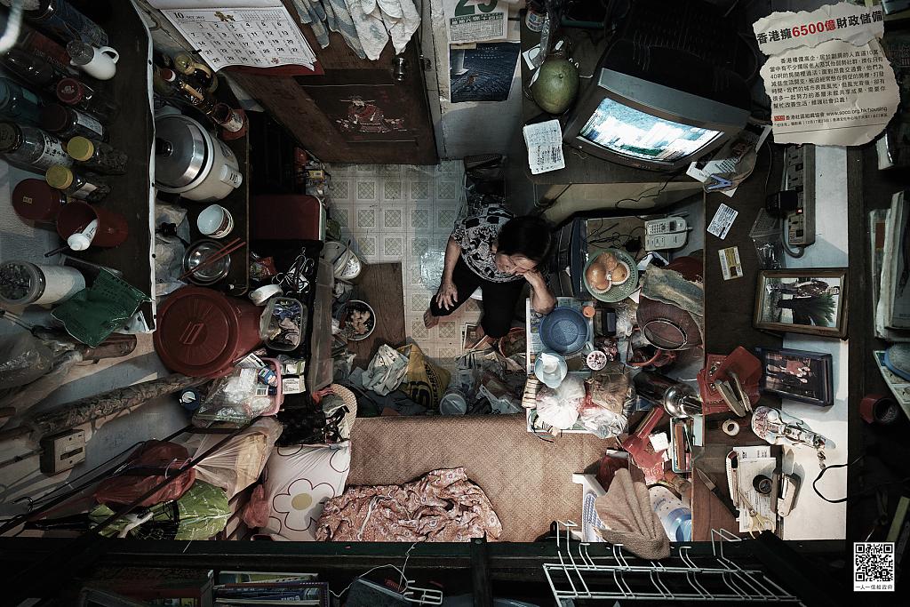 Micro Crowded Apartments in Hong Kong