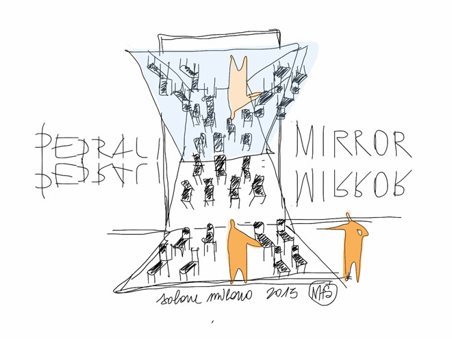 Pedrali Mirror stand