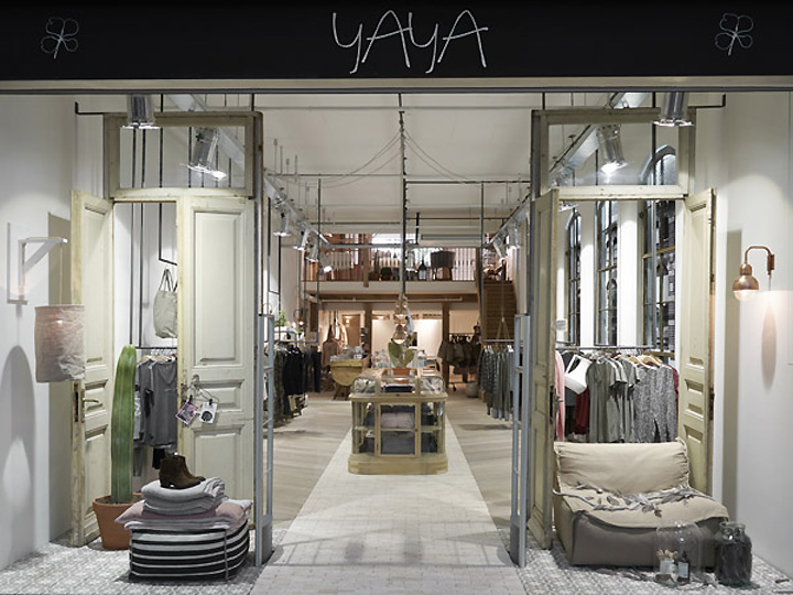 Дизайн магазина от Yaya в Амстердаме