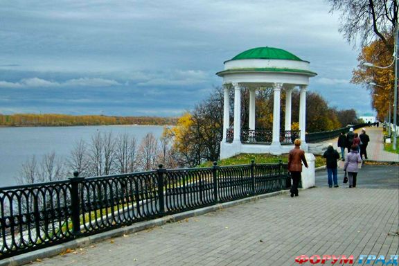 Замочки любви в Ярославле