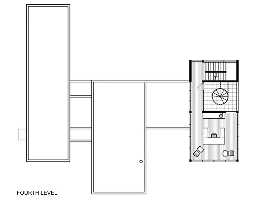 План-схема частной резиденции 4 Springs Lane