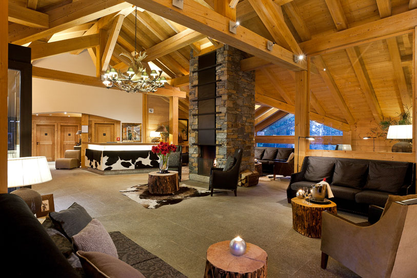 Дизайн интерьера альпийского шале Chalet Emma