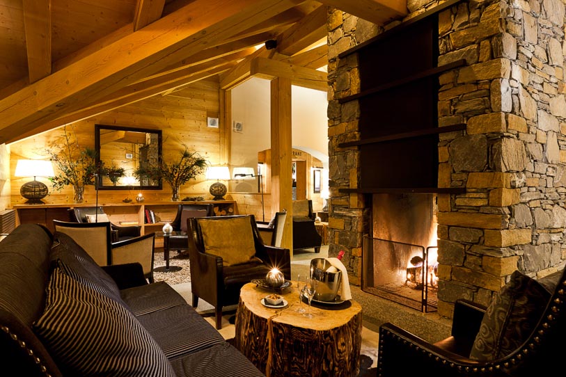 Дизайн интерьера альпийского шале Chalet Emma